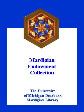 Digital bookplate for the Mardigian Endowment Gift
